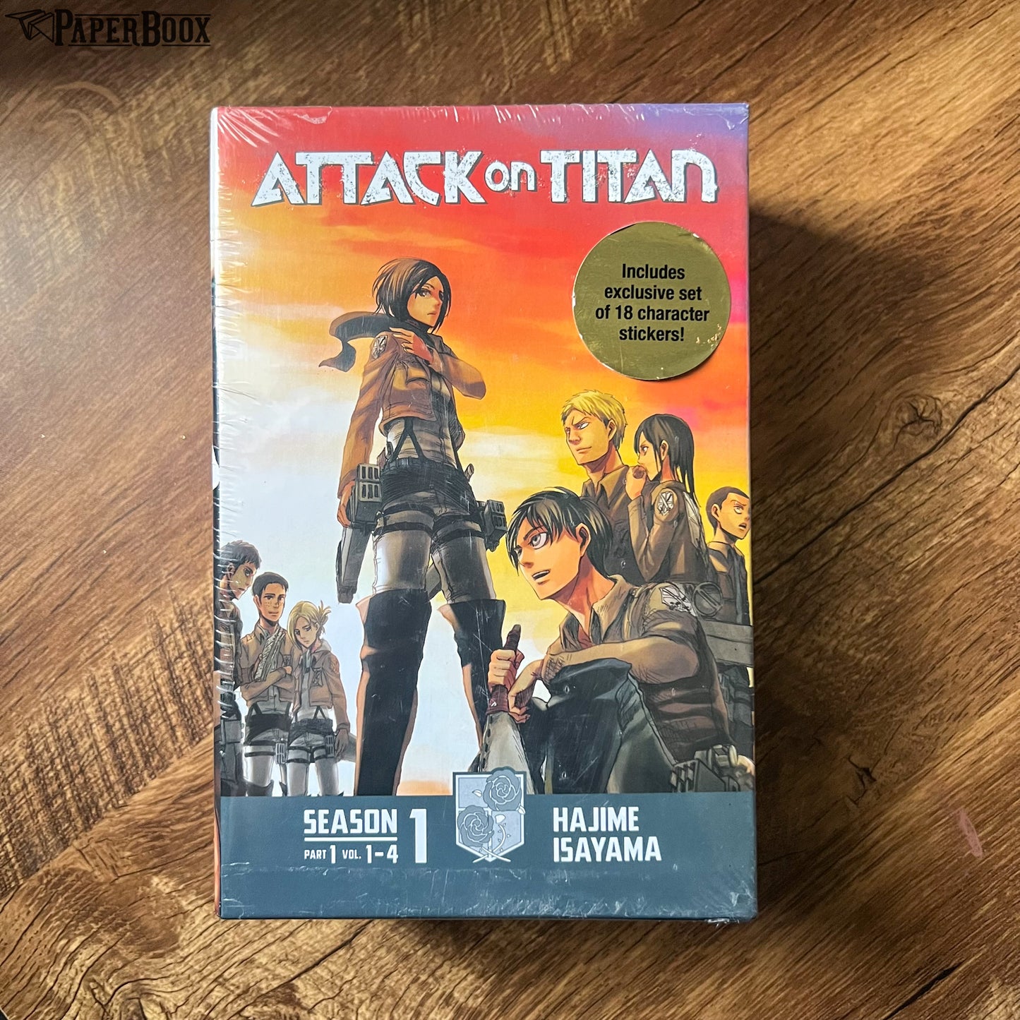 Attack on Titan Season 1 Part 1 Manga Box Set