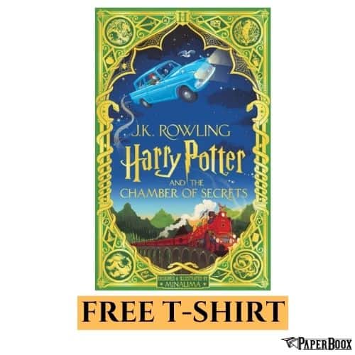 Bundle: Harry Potter and the Chamber of Secrets, MinaLima Edition (Hardcover) + Free Shirt