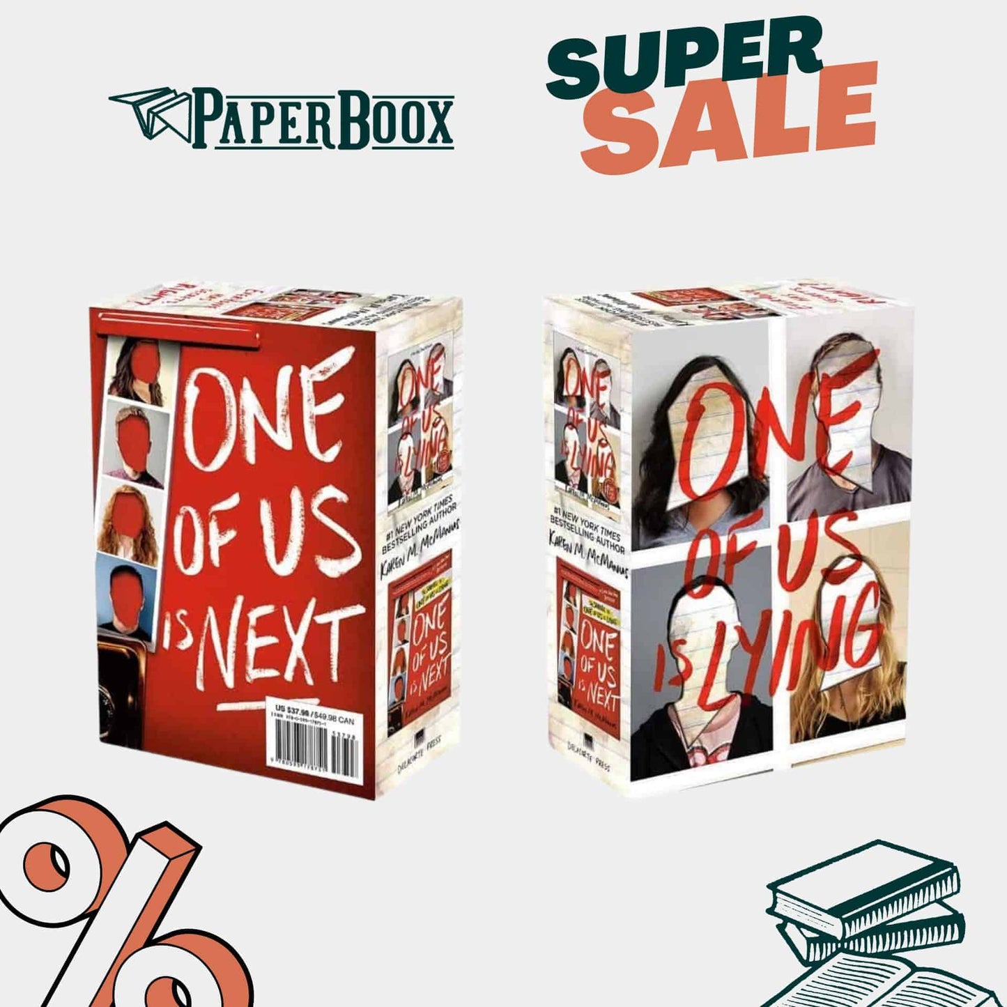 [SALE] Karen M. McManus 2-Book Box Set: One of Us Is Lying and One of Us Is Next (Hardcover)